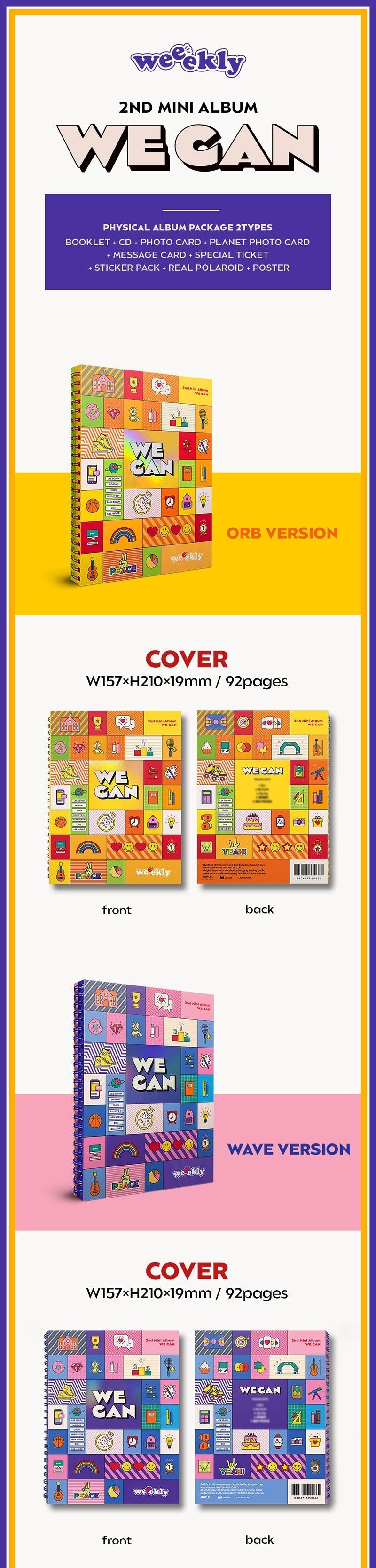 Apple Music [PRE-ORDER] WEEEKLY - 2ND MINI ALBUM [WE CAN]