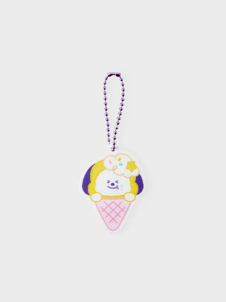 BT21 ON THE CLOUD RENTICULAR KEYRING - COKODIVE