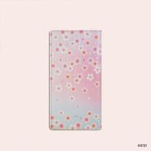 BT21 - CHERRY BLOSSOM LEATHER PATCH PASSPORT COVER L KOYA - COKODIVE