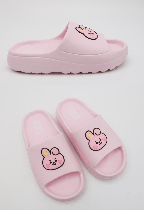 HAPPY FUR CHARACTER MD BT21 BABY JOY SLIPPERS