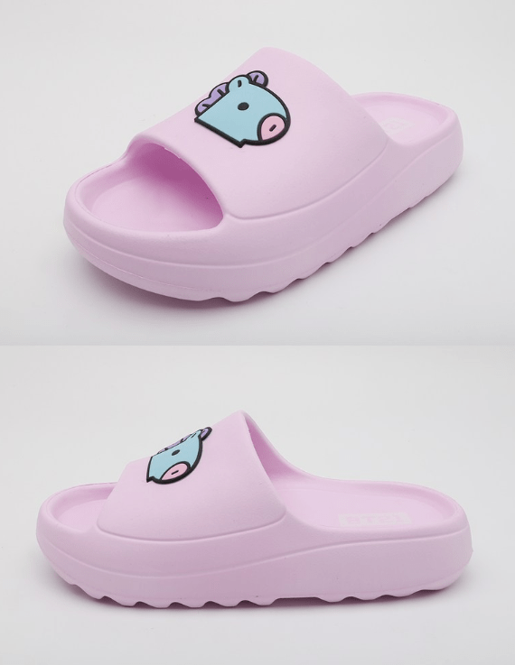 HAPPY FUR CHARACTER MD BT21 BABY JOY SLIPPERS