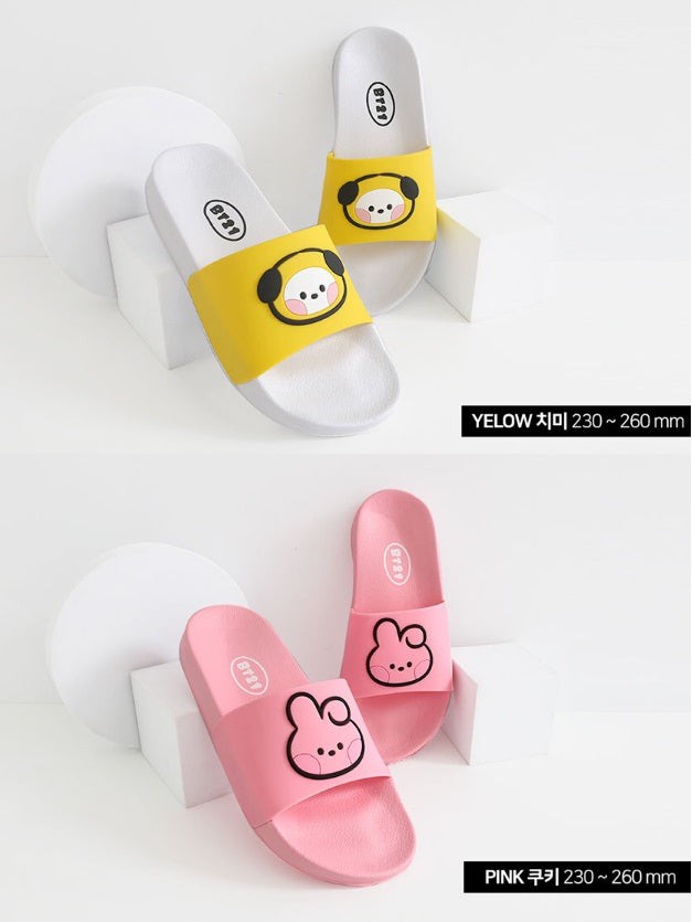 HAPPY FUR CHARACTER MD BT21 MININI TINY SLIPPERS