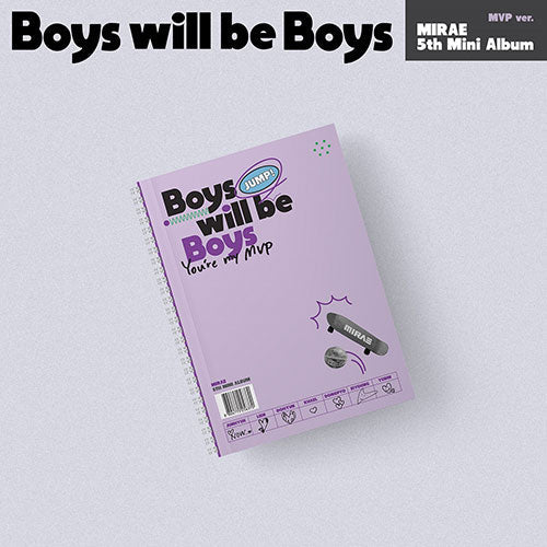 MIRAE - BOYS WILL BE BOYS 5TH MINI ALBUM - COKODIVE