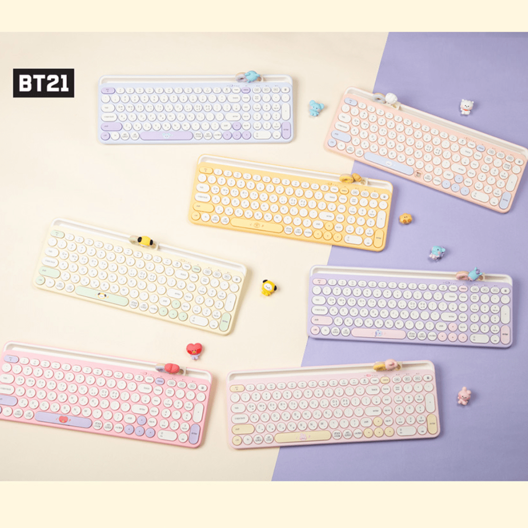 NARA HOME DECO CHARACTER MD BT21 MININI MULTI PAIRING KEYBOARD