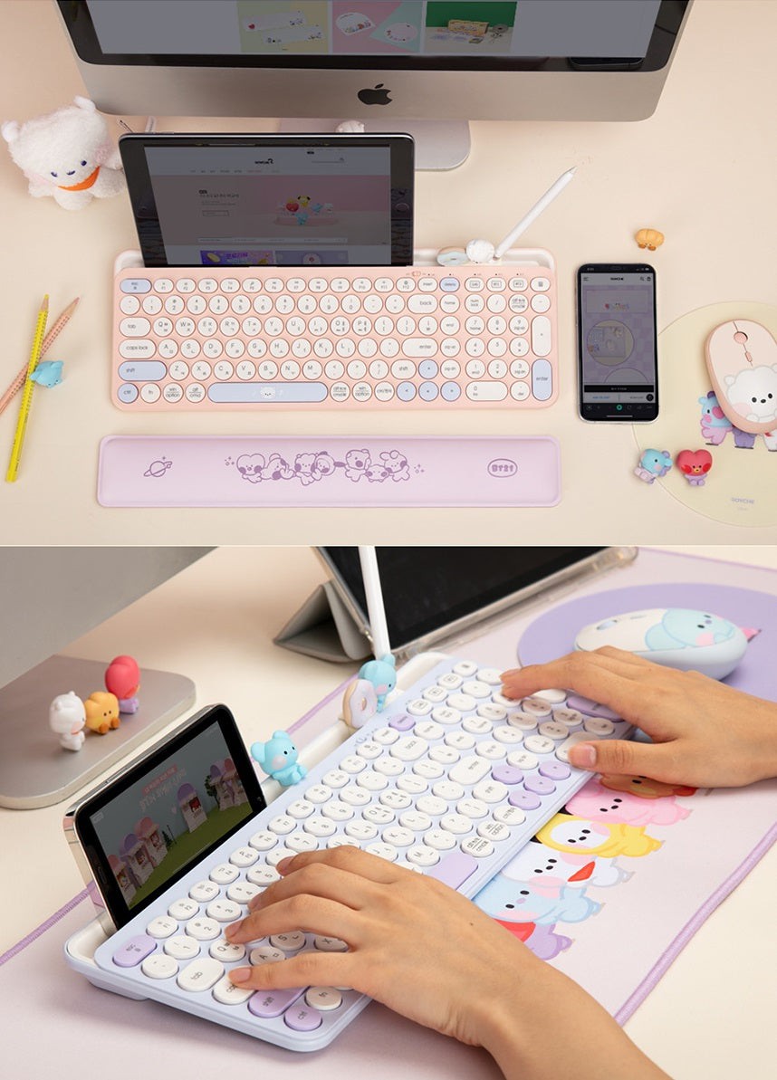 NARA HOME DECO CHARACTER MD BT21 MININI MULTI PAIRING KEYBOARD