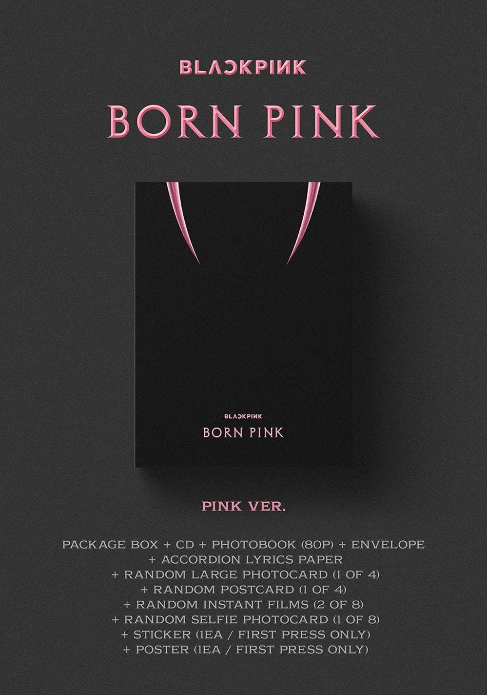 [PR] Apple Music ALBUM BLACKPINK - 2ND FULL ALBUM BORN PINK BOX SET VER.