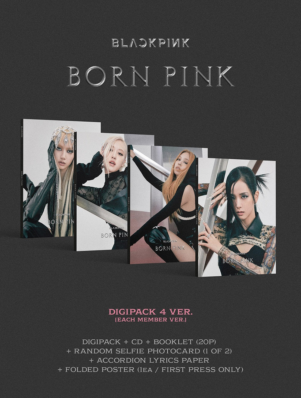 [PR] Apple Music ALBUM BLACKPINK - 2ND FULL ALBUM BORN PINK DIGIPACK VER.