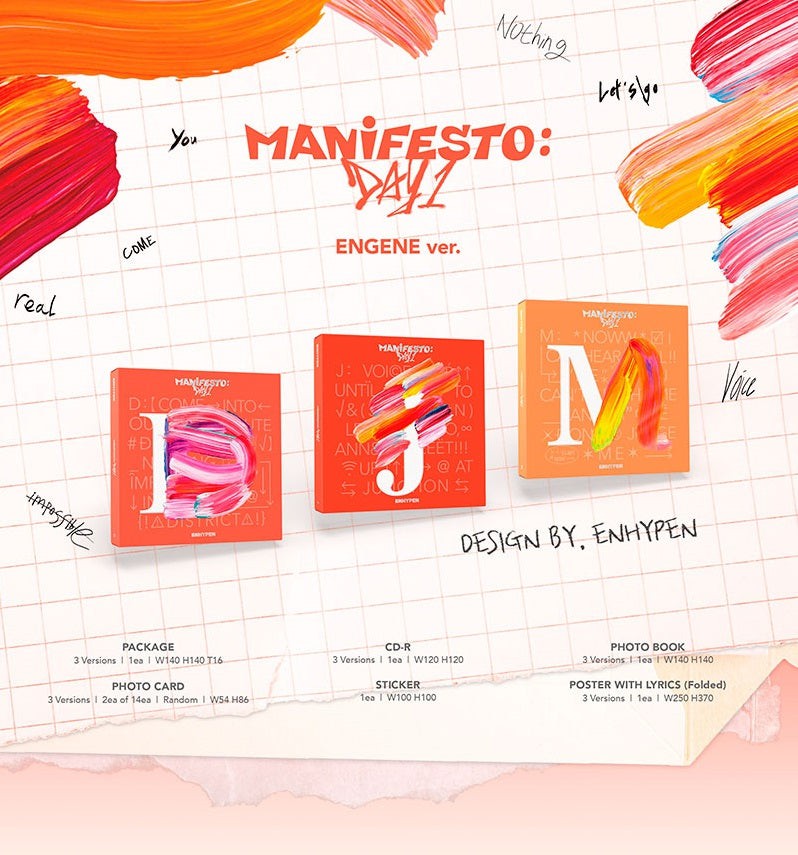 [PR] Apple Music ALBUM ENHYPEN - ALBUM MANIFESTO DAY 1 (ENGENE VER.)