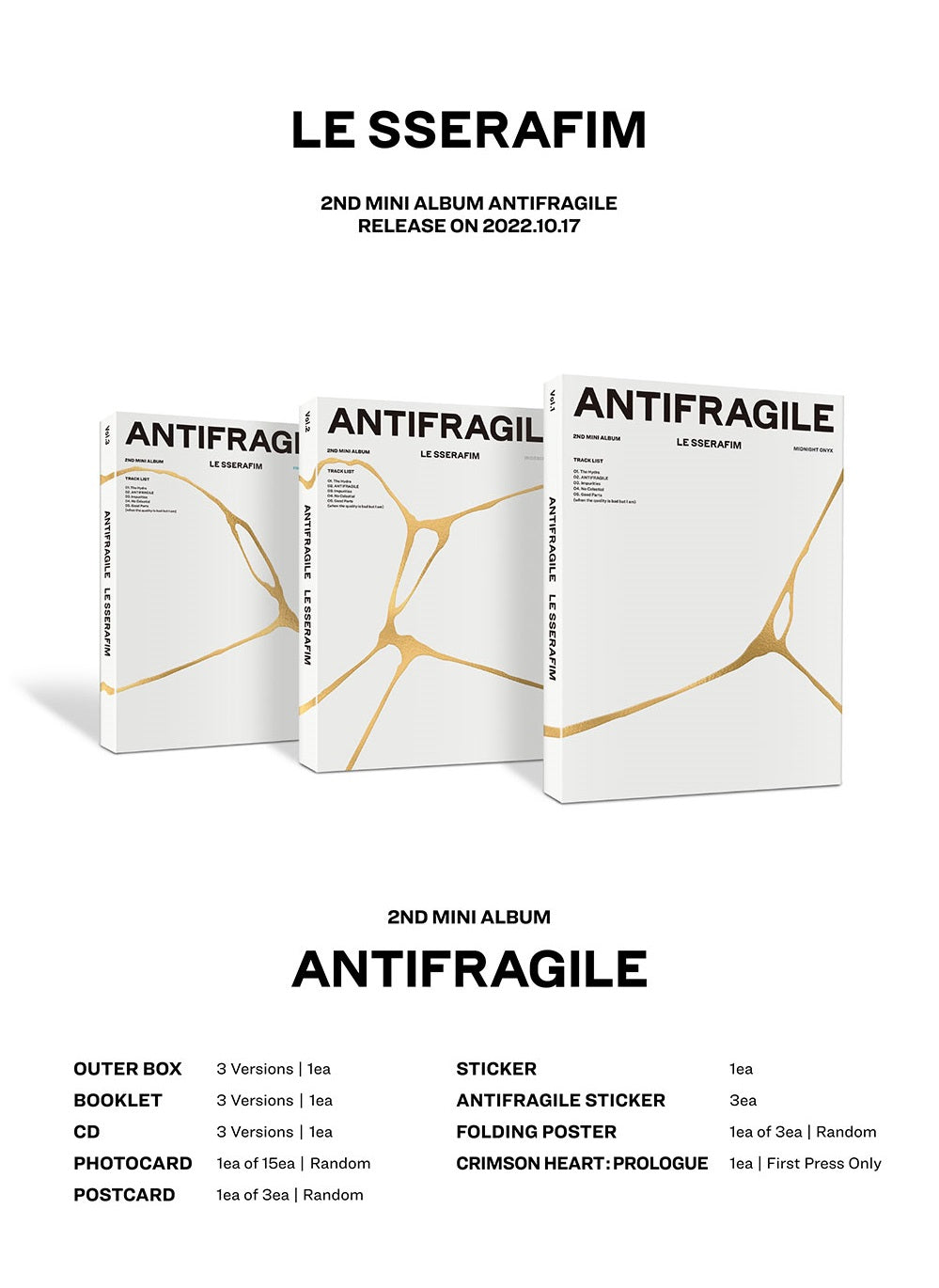 [PR] Apple Music ALBUM LE SSERAFIM - ANTIFRAGILE 2ND MINI ALBUM