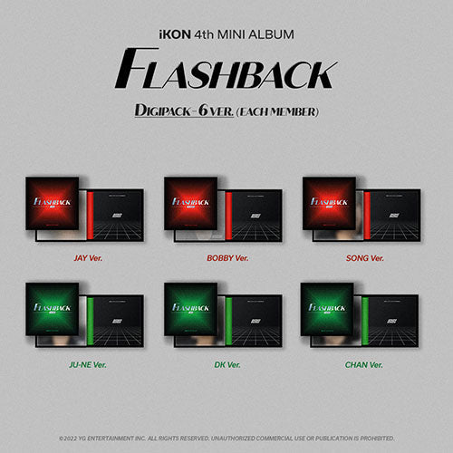 [PR] Apple Music ALBUM RANDOM cover IKON - 4TH MINI ALBUM FLASHBACK (DIGIPACK VER.)