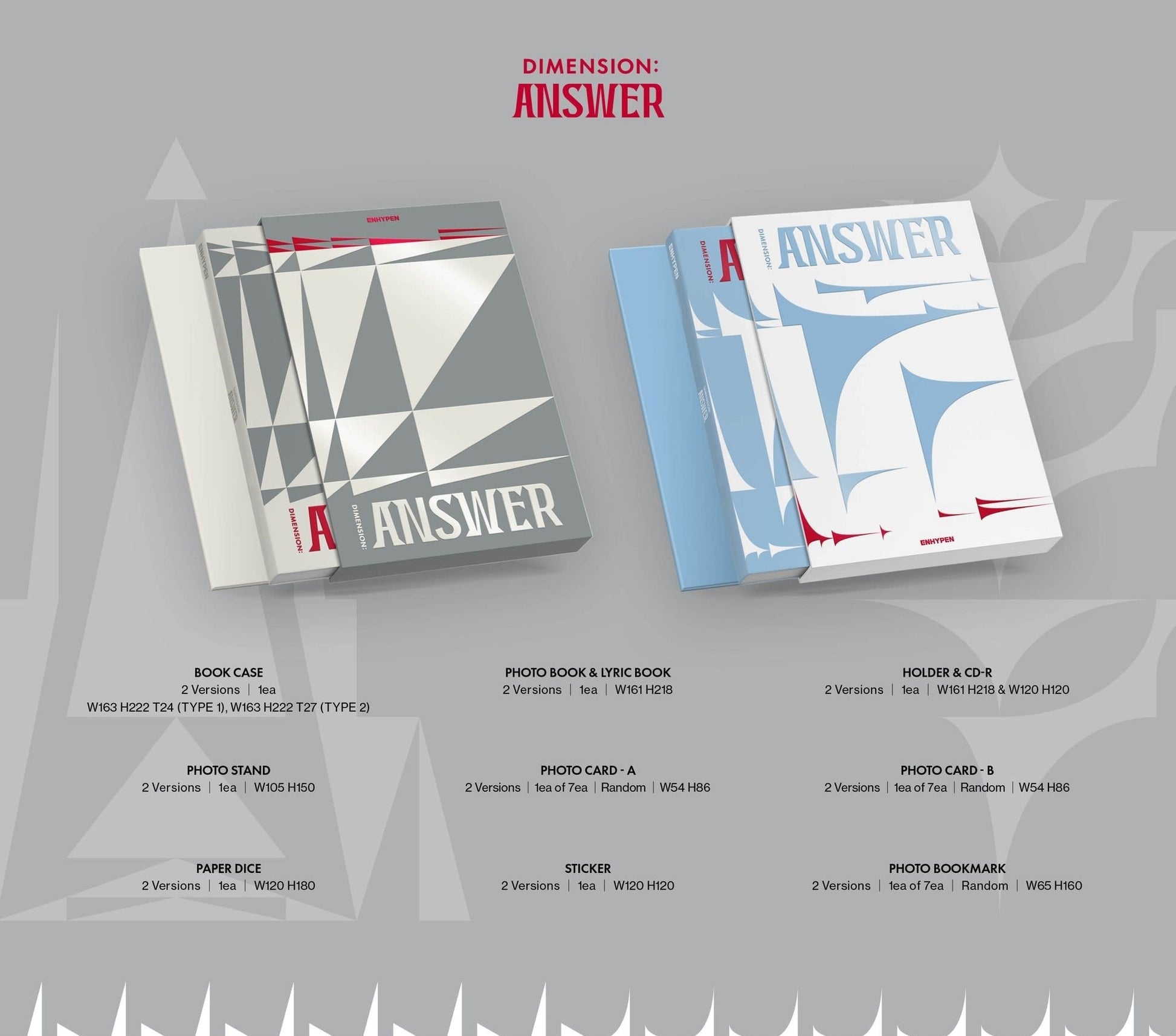 [PR] Apple Music [PRE-ORDER] ENHYPEN REPACKAGE ALBUM DIMENSION : ANSWER