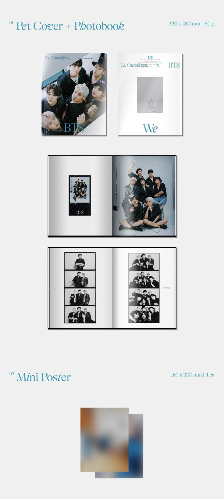 [PR] Weverse Shop PHOTO BOOK BTS - SPECIAL 8 PHOTO FOLIO US OURSELVES AND BTS WE