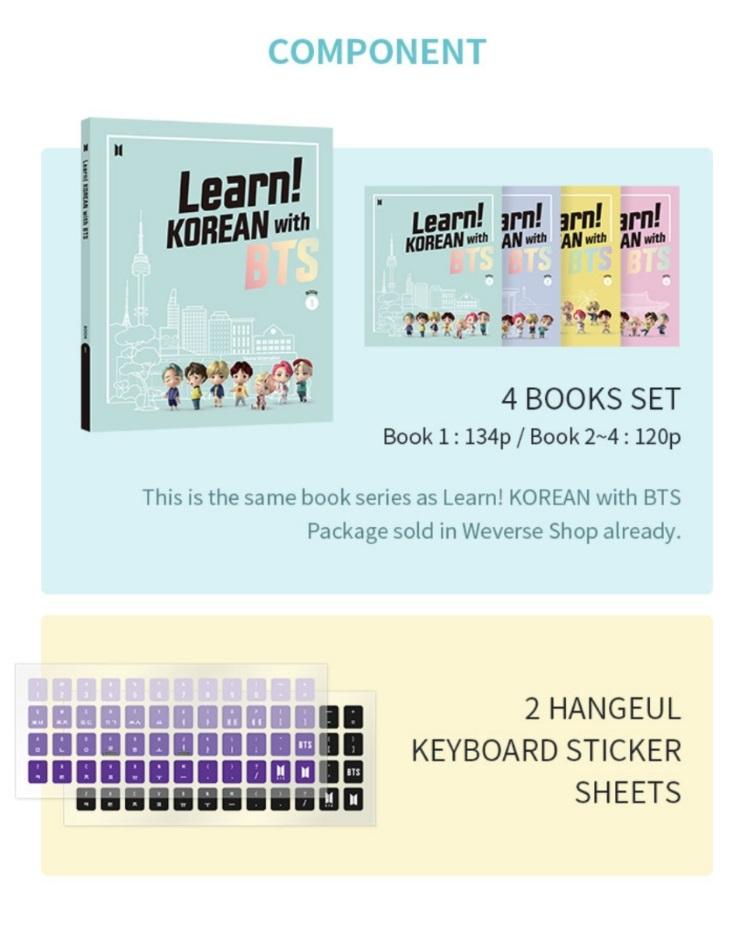 [PR] Weverse Shop [PRE-ORDER] BTS - LEARN KOREAN WITH BTS BOOK / MOTIPEN ONLY