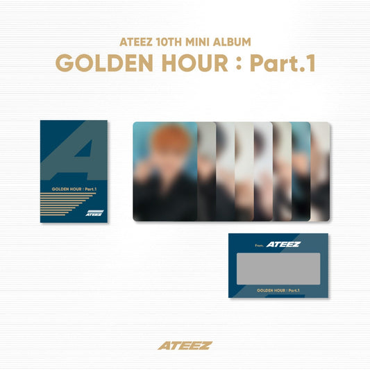 ATEEZ - GOLDEN HOUR : PART.1 OFFICIAL MD PHOTO & SCRATCH CARD A SET - COKODIVE