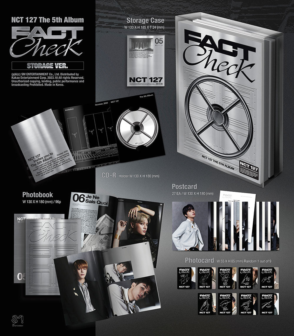 NCT127 - FACT CHECK 5TH FULL ALBUM STORAGE VER. - COKODIVE