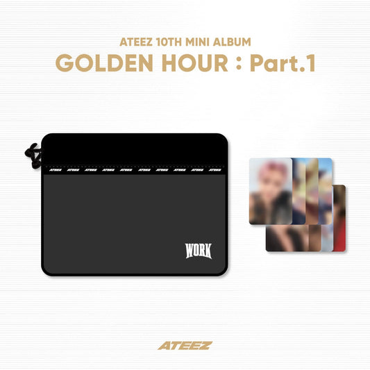 ATEEZ - GOLDEN HOUR : PART.1 OFFICIAL MD TABLET MULTI POUCH - COKODIVE