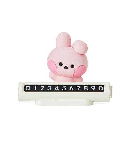 TWS CHARACTER MD BT21 MININI CAR FIGURE PHONE NUMBER PLATE