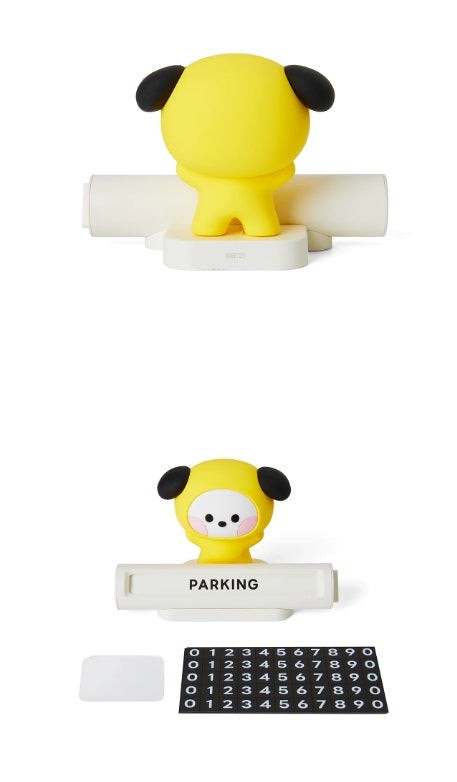 TWS CHARACTER MD BT21 MININI CAR FIGURE PHONE NUMBER PLATE