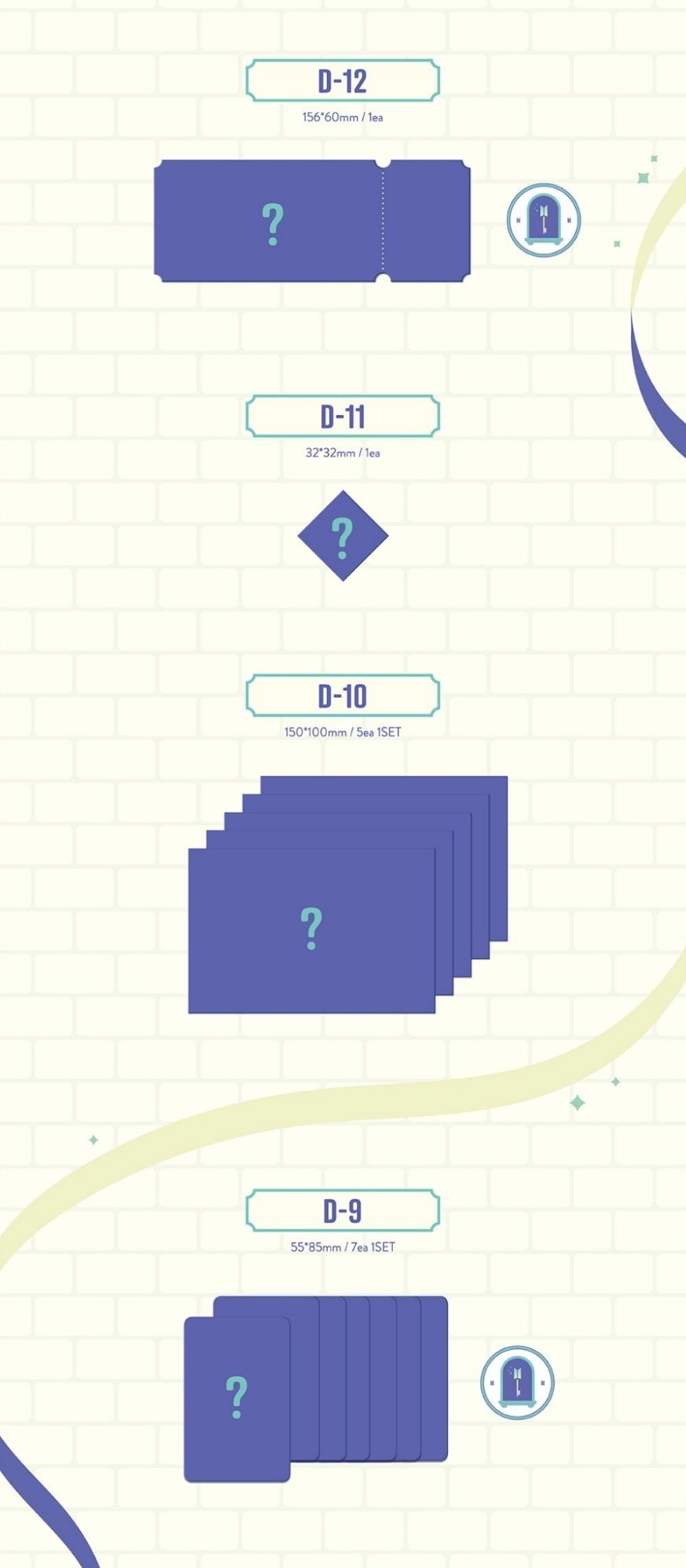 Weverse Shop BTS FESTA D-DAY CALENDAR : CELEBRATION OF THE 8TH ANNIVERSARY