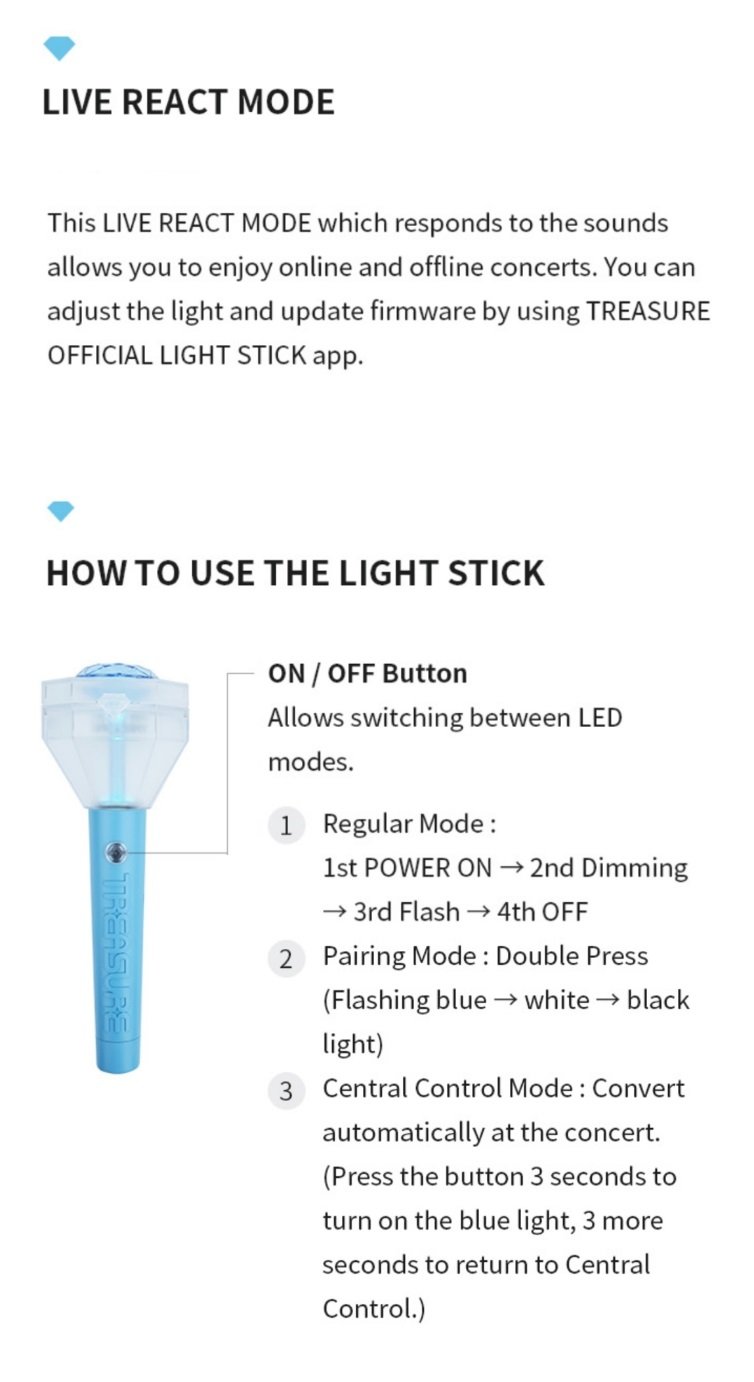 YG SELECT SHOP [PRE-ORDER] TREASURE - OFFICIAL LIGHT STICK